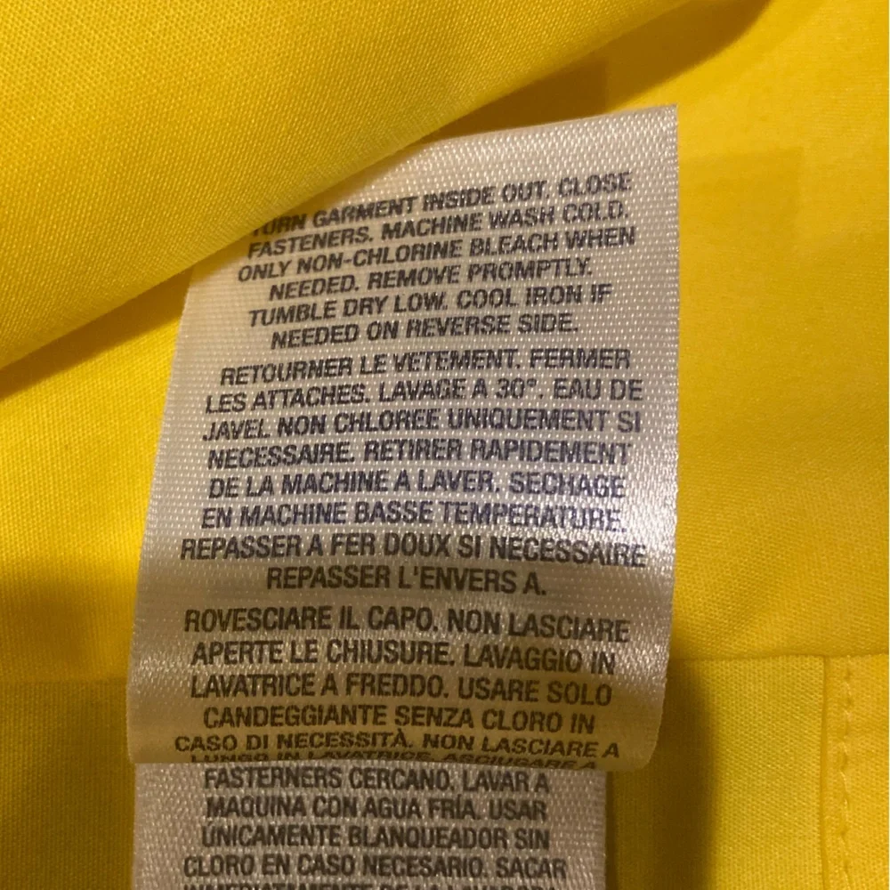 Ralph Lauren Cropped Trench Coat/Jacket in Yellow